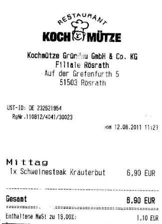 eeos Hffner Kochmtze Restaurant